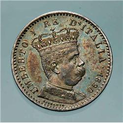 Italy - Umberto I - Eritrea - 1 L. 1890