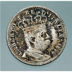 Italy - Umberto I - Eritrea - 1 L. 1896