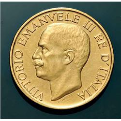 Italy - V.E. III - 100 L. 1923