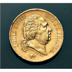 France - Luigi XVIII - 40 fr. 1817