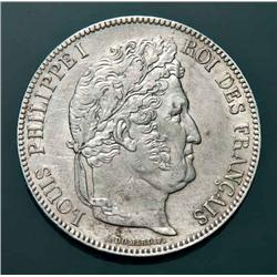 France - Luigi Filippo - 5 fr. 1839