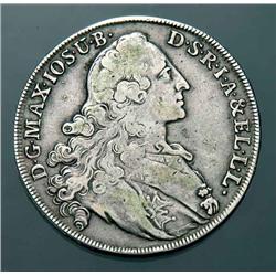Bavaria - Massimiliano III Tallero1766