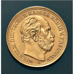 Prussia - Guglielmo I - 20 Marchi 1887