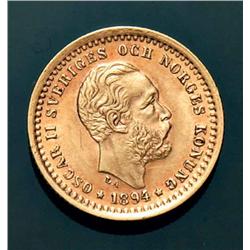 Svezia - Oscar II - 5 corone 1894