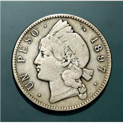 Dominican Republic - 1 peso 1897