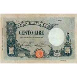 Italian Bankonotes - 100 L. 8/8/1926
