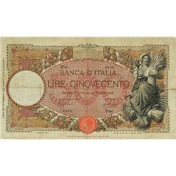 Italian Bankonotes - 500 L. 18/2/1932