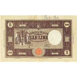 Italian Bankonotes - 1000 L. 7/10/1944
