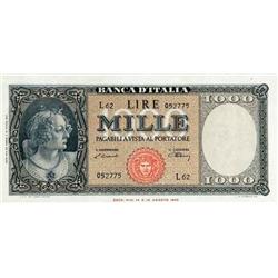 Italian Bankonotes - 1000 L. 20/3/1947