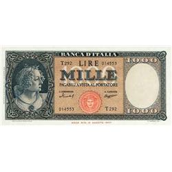 Italian Bankonotes - 1000 L. 15/9/1959