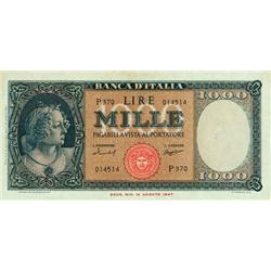Italian Bankonotes - 1000 L. 15/9/1959