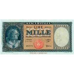 Italian Bankonotes - 1000 L. 25/9/1961
