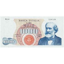 Italian Bankonotes - 1000 L. 14/1/1964