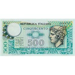 Italian Bankonotes - 500 L. 14/2/1974