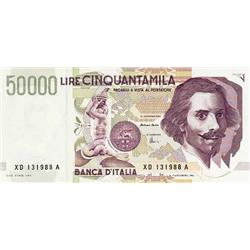 Italian Bankonotes - 50000 L 30/9/1999