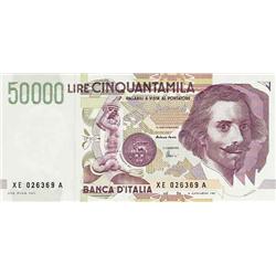Italian Bankonotes - 50000 L 25/7/2001