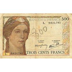 France - 300 fr. Type 1938