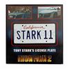 Image 1 : Iron Man 2 Framed Stark II License Plate