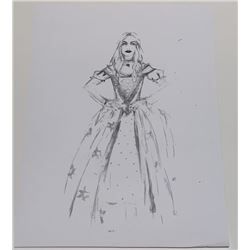 Alice Through the Looking Glass (2016) - Mirana (Anne Hathaway) Costume Design Print