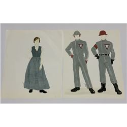 Austin Powers: The Spy Who Shagged Me (1999) - Frau Farbissina And Dr. Evil Henchmen Costume Designs