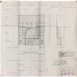 Batman Begins (2005) - Gotham Street Production Blueprint