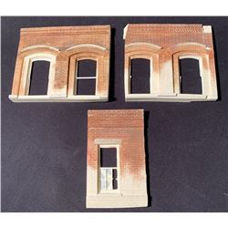 Batman Begins (2005) - Set of 3 Miniature Building Fronts (Unfinished)