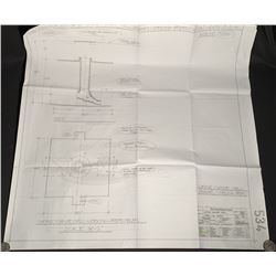 Batman Begins (2005) - Wayne Manor Well Production Blueprint