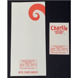 Charlie and the Chocolate Factory (2005) - Production Office Business Card and Comp Slip