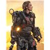 Image 3 : Edge of Tomorrow (2014) - Rita (Emily Blunt) On Set Chairback