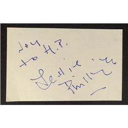 Harry Potter and the Sorcerer's Stone (2001) - Leslie Phillips (The Sorting Hat) Signed Card