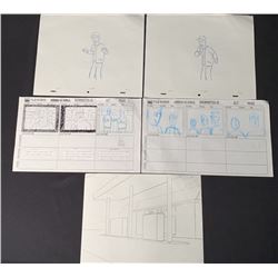 King of the Hill (1997–2010) - Hand-Drawn Storyboard Drawings And Storyboard Panel