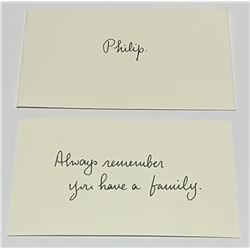 The Crown (2016-) - Queen To Philip Note In Envelope (Season 2)