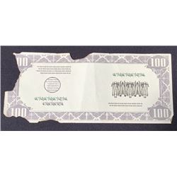 The Dark Knight (2008) - Burnt Bank Note - Lot #1