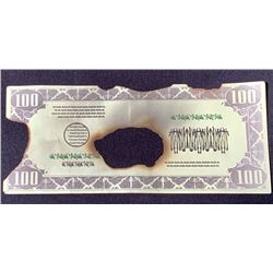 The Dark Knight (2008) - Burnt Bank Note - Lot #2