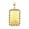 Image 1 : Credit Suisse Pendant - 14KT - 24KT Gold