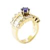 Image 4 : 2.88 ctw Blue Sapphire And Diamond Ring - 14KT Yellow Gold