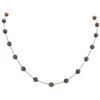 Image 2 : 28.5 ctw Diamond Necklace - 14KT Gold, White And Black Rhodium
