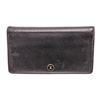 Image 3 : Chanel Black Sevruga Leather CC Yen Wallet