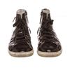 Image 4 : Burberry Black Patent Leather High Top Lace Front Sneakers 36