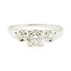 Image 2 : 0.50 ctw Diamond Ring - 14KT White Gold