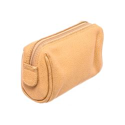 Chanel Beige Caviar Leather Coin Pouch