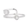 Image 2 : 0.83 ctw Diamond Ring - 14KT White Gold