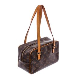 Louis Vuitton Monogram Canvas Leather Cite MM Shoulder Bag