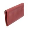Image 3 : Cartier Burgundy Calfskin Leather Long Flap Wallet