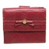 Image 3 : Gucci Dark Red Guccissima Leather French Flap Wallet