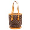 Image 1 : Louis Vuitton Monogram Canvas Leather Petit Bucket PM Bag