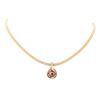 Image 2 : 0.51 ctw Diamond and Pearl Pendant & Chain - 14KT Rose Gold