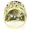 Image 5 : Estate 14kt Yellow Gold 14.13 ctw Smoky Topaz and Open Work Coral Reef Ring