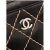 Image 6 : Chanel Black Leather Surpique Bowler Bag
