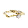 Image 4 : 0.65 ctw Diamond Ring & Wedding Band - 14KT Yellow Gold